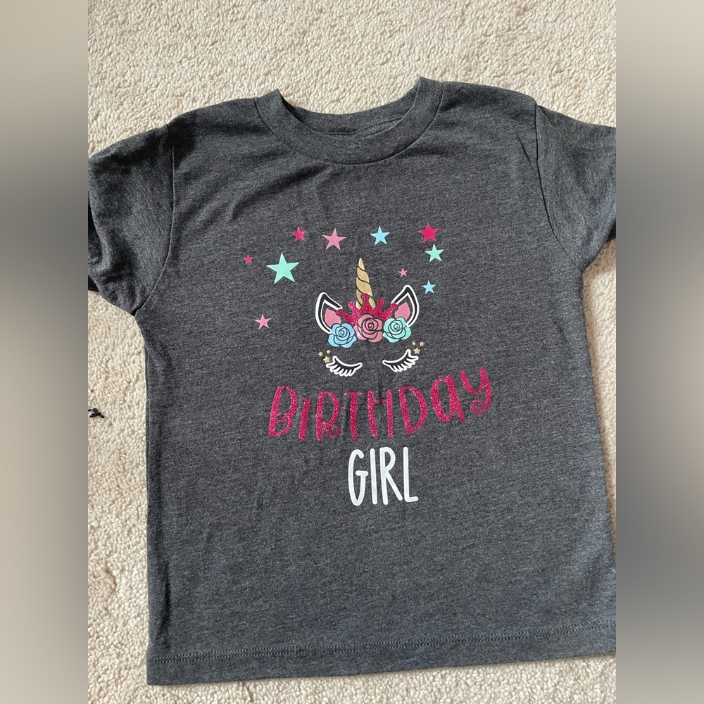 Birthday unicorn shirt